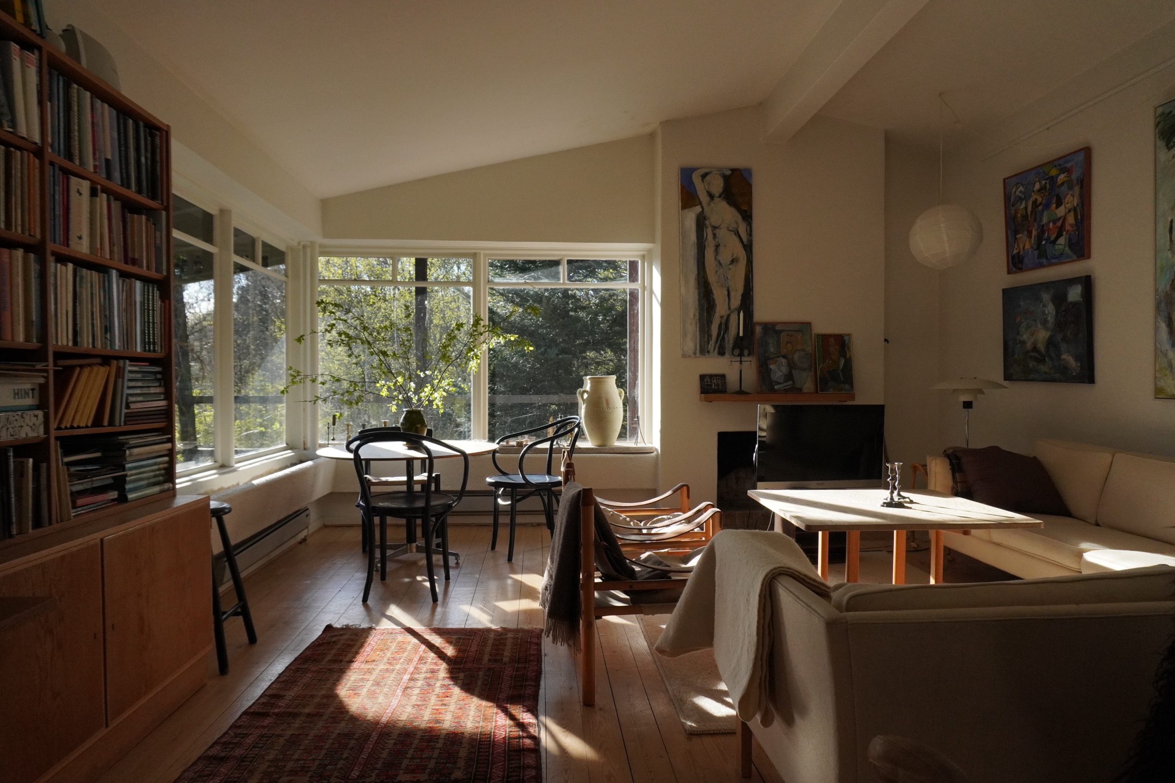 Detalje fra sommerhusets indretning